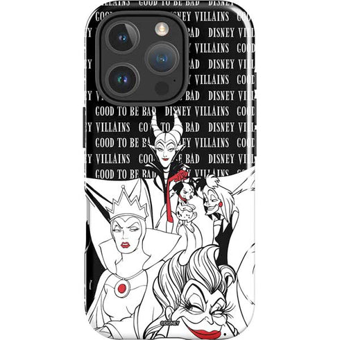 Disney Villains Characters Art iPhone 16 Pro Max Impact Case