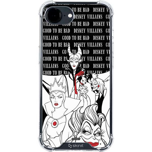 Disney Villains Characters Art iPhone 16e Clear Case