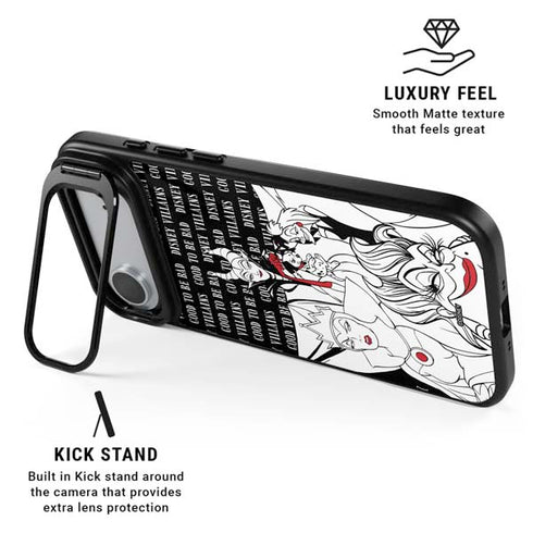 Disney Villains Characters Art iPhone 17 Air Kickstand Case