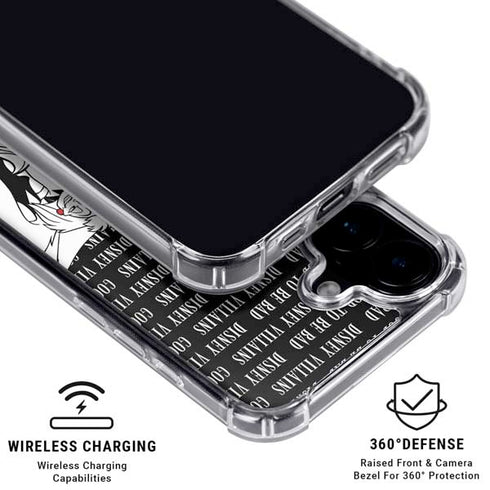 Disney Villains Characters Art iPhone 17 Clear Case