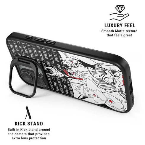 Disney Villains Characters Art iPhone 17 Kickstand Case