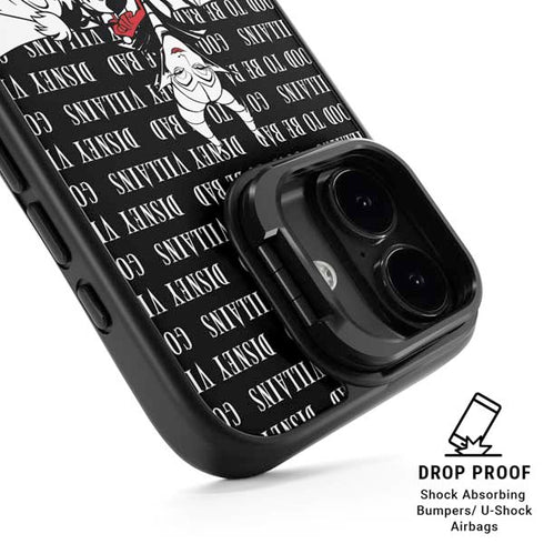 Disney Villains Characters Art iPhone 17 Kickstand Case