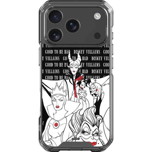 Disney Villains Characters Art iPhone 17 Pro Clear Case