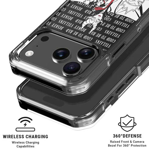 Disney Villains Characters Art iPhone 17 Pro Clear Case