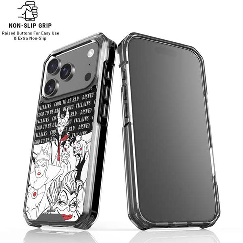Disney Villains Characters Art iPhone 17 Pro Max Clear Case