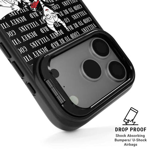 Disney Villains Characters Art iPhone 17 Pro Max Kickstand Case