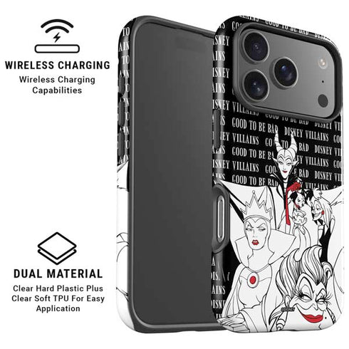 Disney Villains Characters Art iPhone 17 Pro Max Magsafe Impact Case