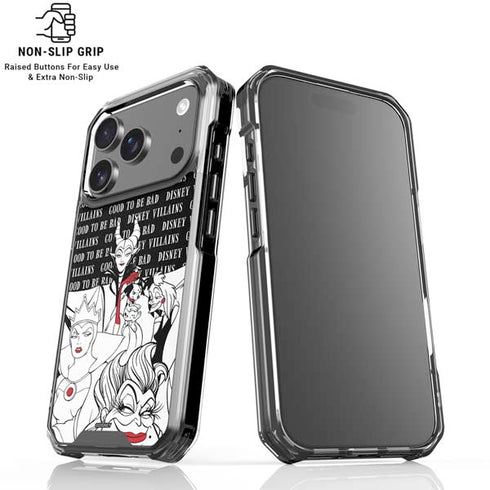 Disney Villains Characters Art iPhone 18 Pro Clear Case