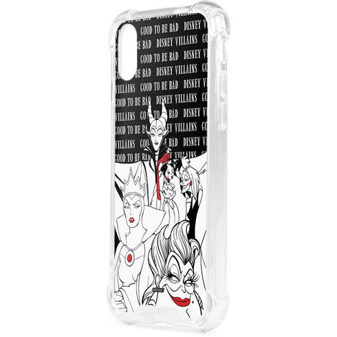 Disney Villains Characters Art iPhone XS Clear Case