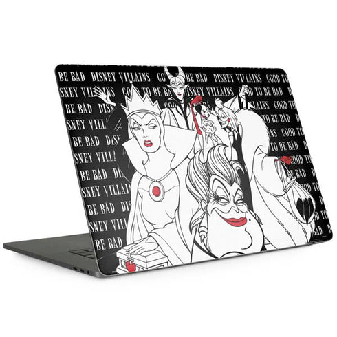 Disney Villains Characters Art MacBook Skins