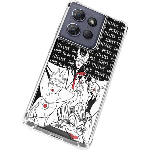 Disney Villains Characters Art Moto G 5G (2025) Clear Case