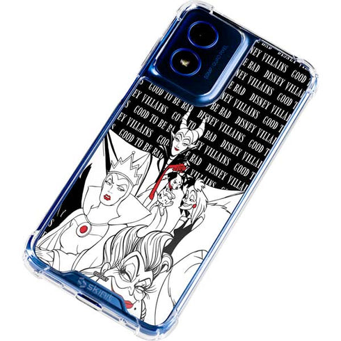 Disney Villains Characters Art Moto G 5G (2024) Clear Case