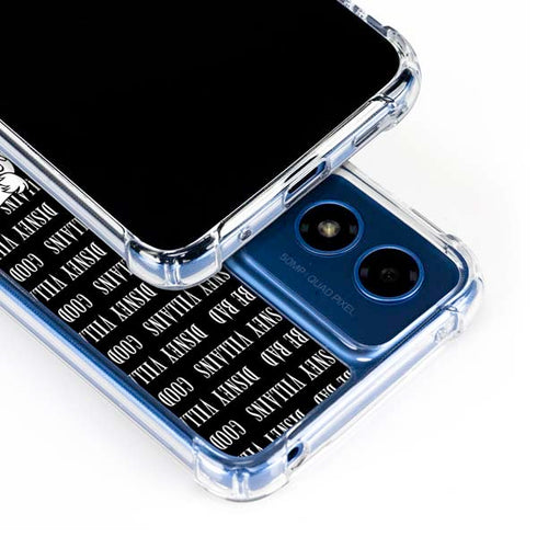 Disney Villains Characters Art Moto G 5G (2024) Clear Case