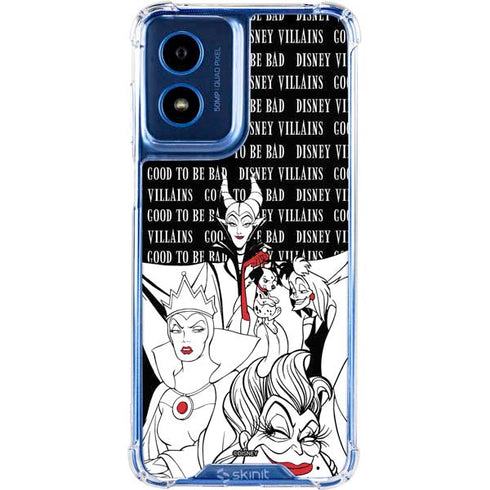 Disney Villains Characters Art Moto G Play 4G (2024) Clear Case
