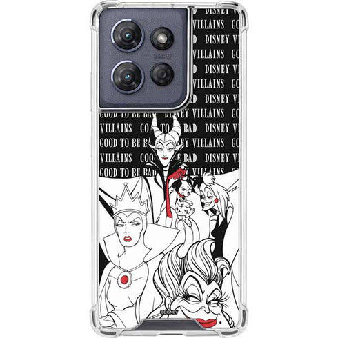 Disney Villains Characters Art Moto G Play 5G (2025) Clear Case