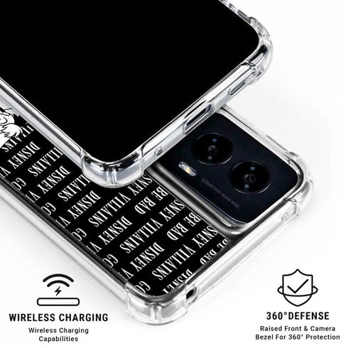 Disney Villains Characters Art Moto G Power 5G (2024) Clear Case