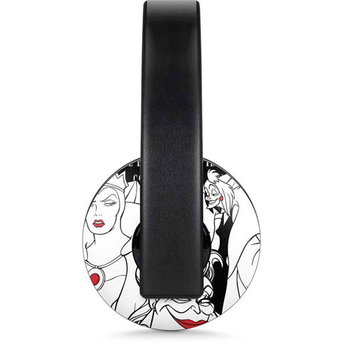 Disney Villains Characters Art PlayStation 4 Gold Wireless Headset Skin
