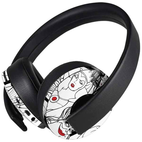 Disney Villains Characters Art PlayStation 4 Gold Wireless Headset Skin