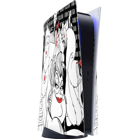 Disney Villains Characters Art PlayStation PS5 Skins