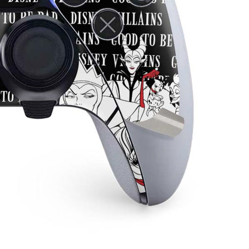 Disney Villains Characters Art PS5 DualSense Edge Pro Controller Skin