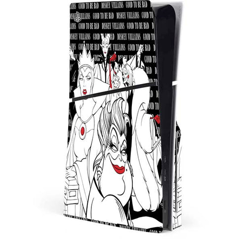 Disney Villains Characters Art PlayStation PS5 Skins