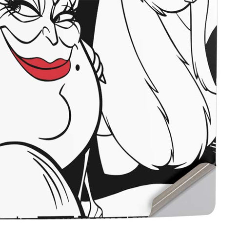 Disney Villains Characters Art PS5 Slim Digital Edition Console Skin