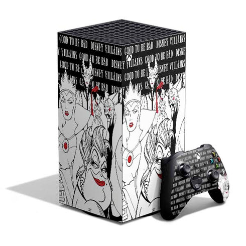 Disney Villains Characters Art XBox Series X Digital Edition Bundle Skin