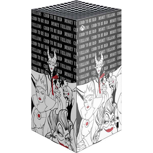Disney Villains Characters Art XBox Series X Digital Edition Console Skin
