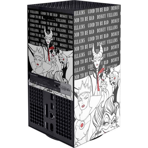 Disney Villains Characters Art XBox Series X Digital Edition Console Skin