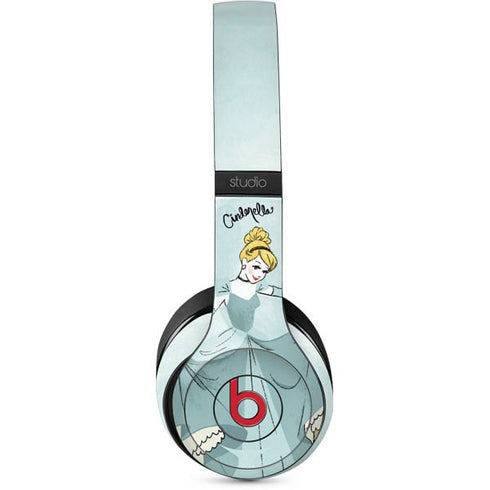 Disney Princess Cinderella Curtsy Art Beats Solo 2 Wireless Skin