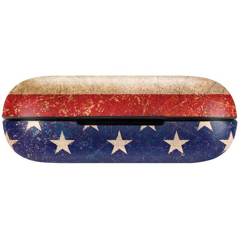 Distressed American Flag Amazon Echo Buds Skin