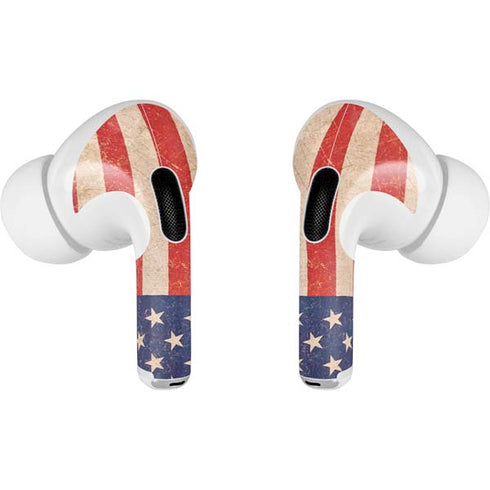 Distressed American Flag AirPods Skins