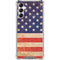 Distressed American Flag Gabb Phone 4 Clear Case