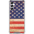 Distressed American Flag Gabb Phone 4 Clear Case