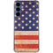 Distressed American Flag Galaxy A35 5G Clear Case