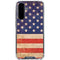 Distressed American Flag Galaxy A36 5G Clear Case