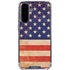 Distressed American Flag Galaxy A36 5G Clear Case