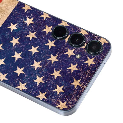 Distressed American Flag Galaxy A36 5G Skin
