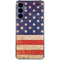 Distressed American Flag Galaxy A55 5G Clear Case