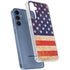 Distressed American Flag Galaxy A55 5G Clear Case