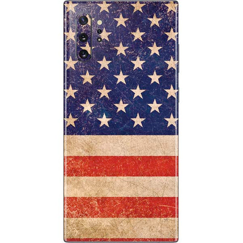 Distressed American Flag Galaxy Note 10 Plus Skin