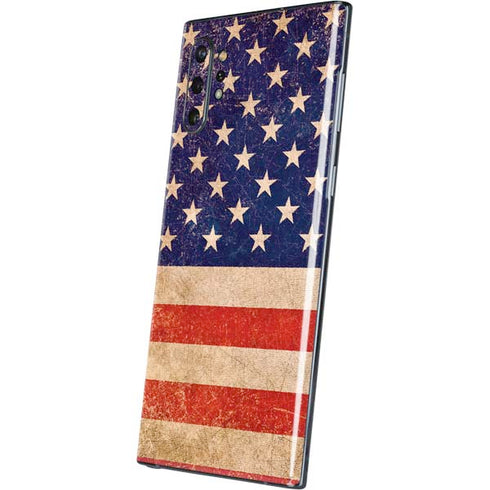 Distressed American Flag Galaxy Note 10 Plus Skin