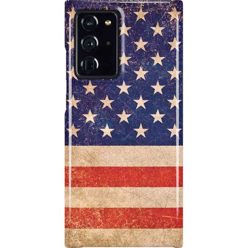 Distressed American Flag Galaxy Cases