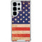 Distressed American Flag Galaxy S25 Ultra Clear Case