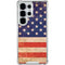 Distressed American Flag Galaxy S26 Ultra Clear Case