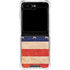 Distressed American Flag Galaxy Z Flip6 Clear Case