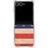 Distressed American Flag Galaxy Z Flip7 Clear Case