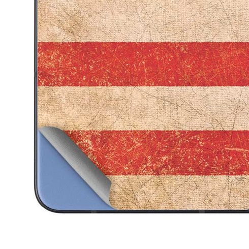 Distressed American Flag Galaxy Z Fold5 5G Skin