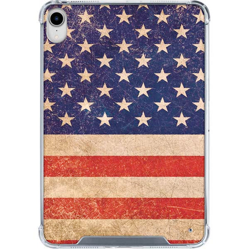 Distressed American Flag iPad 11th Gen (2025) Clear Case