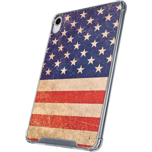 Distressed American Flag iPad 11th Gen (2025) Clear Case